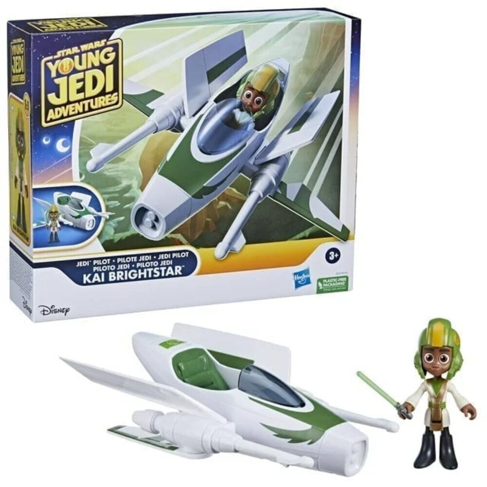 Star Wars Young Jedi Adventures Pilot Kai Brightstar Kids Toy For Boys and Girls